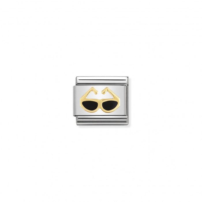 Nomination Classic Link Gold and Enamel Sunglasses Charm