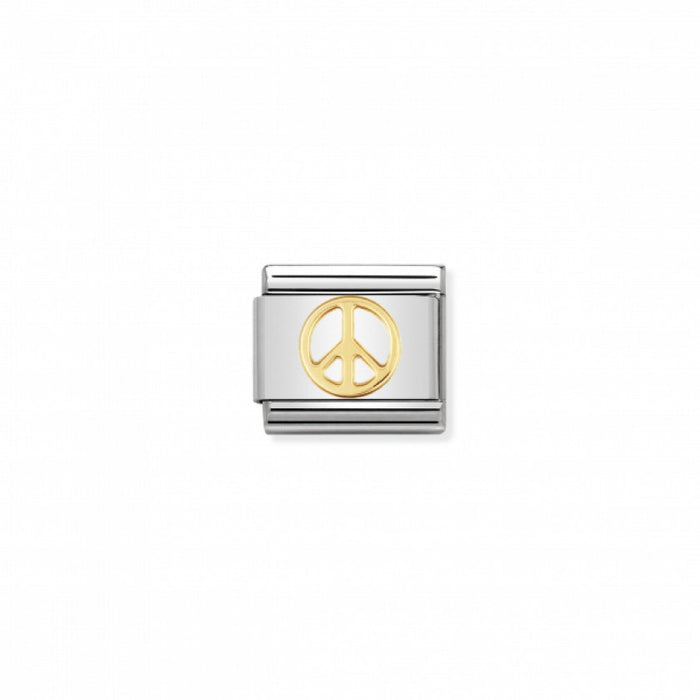 Nomination Classic Link Gold Peace Charm