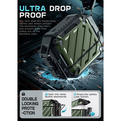 Apple AirPods 4 Unicorn Beetle PRO Rugged Case-Dark Green