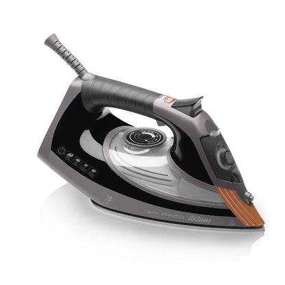 Arzum Iron  Power Constant Steam Release 65Gr, 3000 Watts, Black