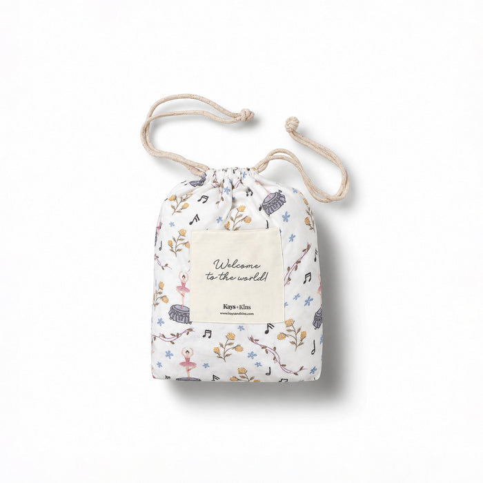 Bamboo Luxe Swaddle Set - Ballet Reverie
