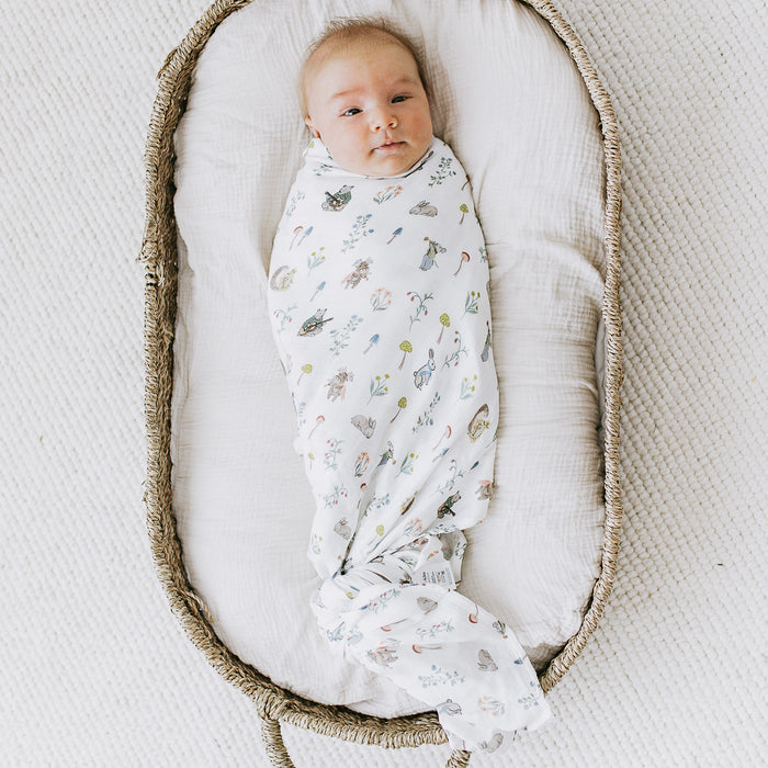 Bamboo Swaddle - Woodland Melody
