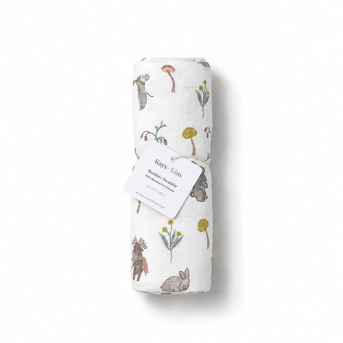 Bamboo Swaddle - Woodland Melody