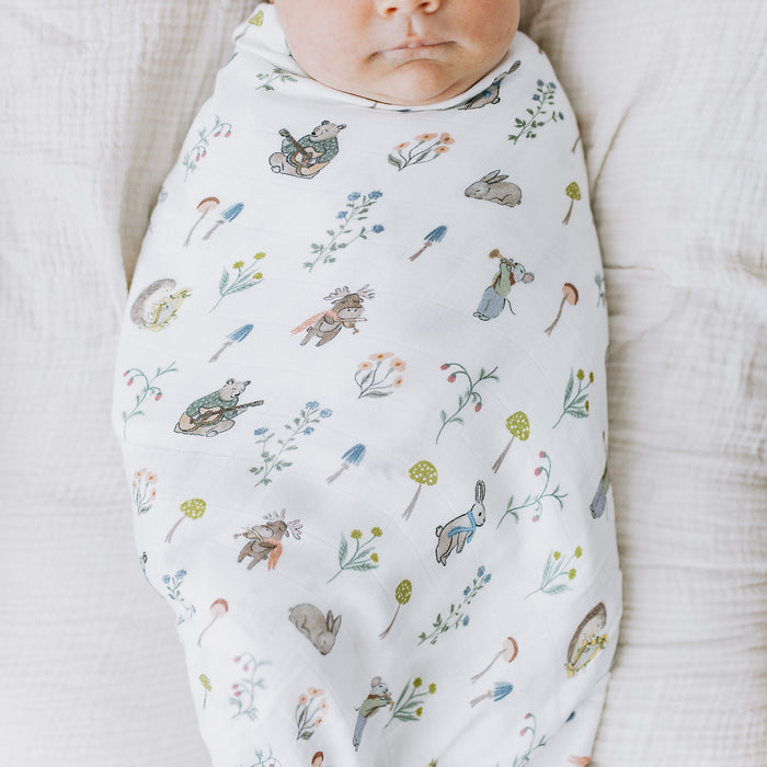 Bamboo Swaddle - Woodland Melody