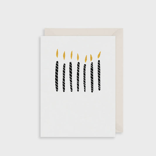 Birthday Candles Greetings Card