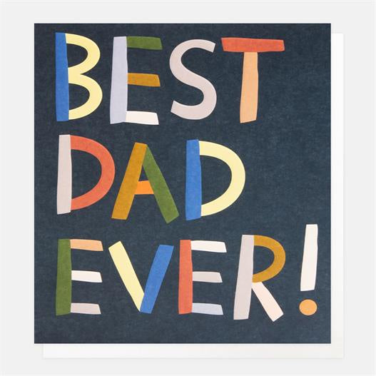 Caroline Gardner Best Dad Ever Collaged Greetings Card