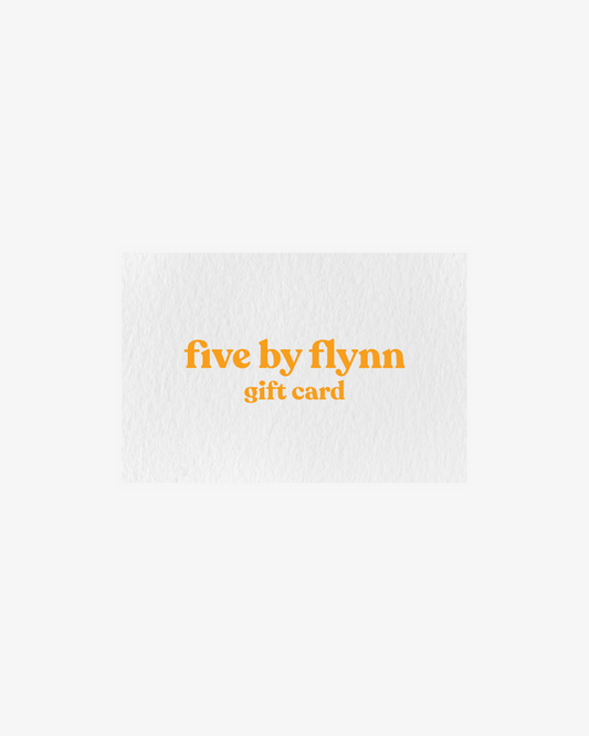 Five By Flynn Gift CARD