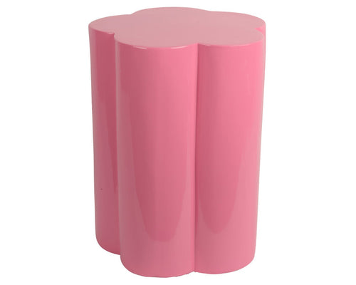 Flower Shaped Side Table - Pink