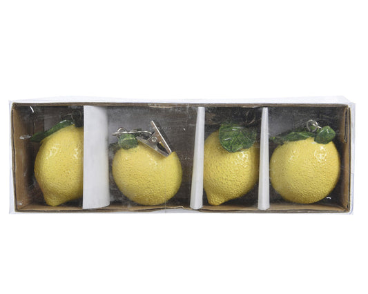 Fruit & Veg Tablecloth Weights -Lemons