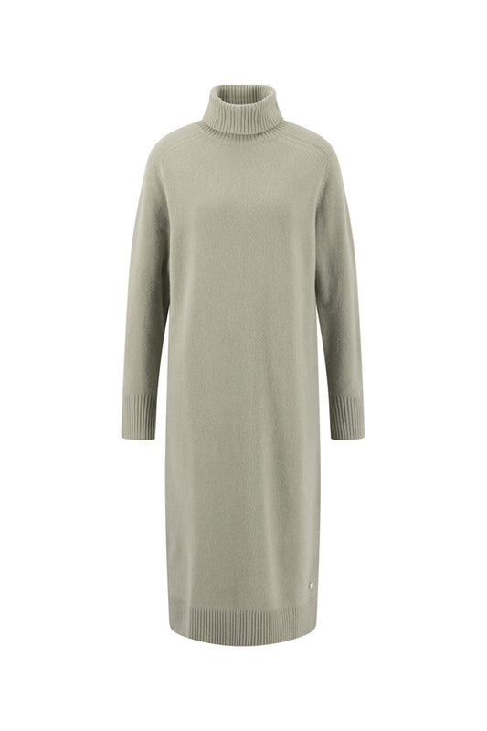 Fynch Hatton 2609 7441 Merino Wool Knit Dress Dusty Green by Fynch Hatton Shop Fynch Hatton at Dotique