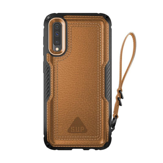 Galaxy A50 Unicorn Beetle Royal Leather Case-Brown