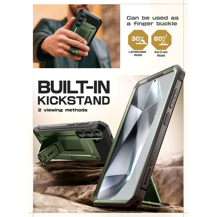 Galaxy S25 Plus Unicorn Beetle PRO Rugged Case-Dark Green