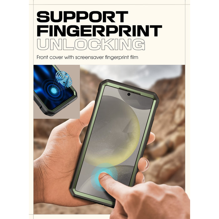 Galaxy S25 Plus Unicorn Beetle PRO Rugged Case-Dark Green
