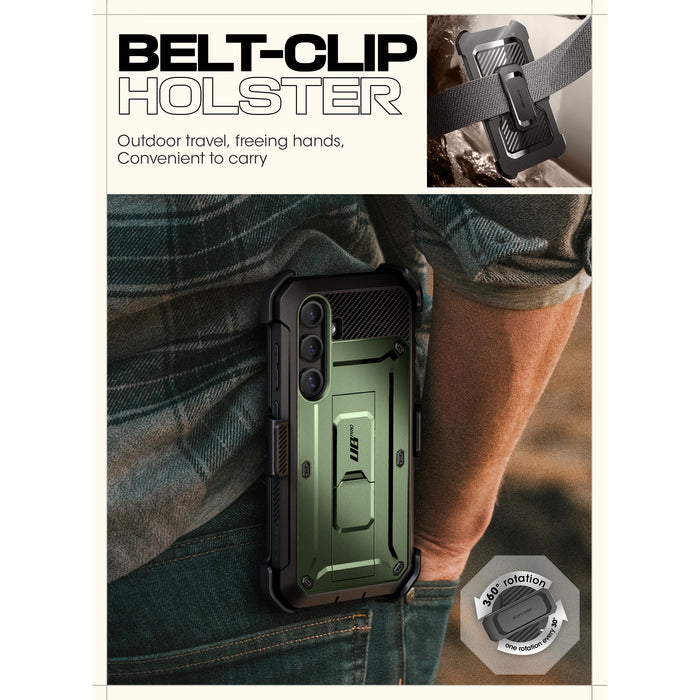 Galaxy S25 Plus Unicorn Beetle PRO Rugged Case-Dark Green