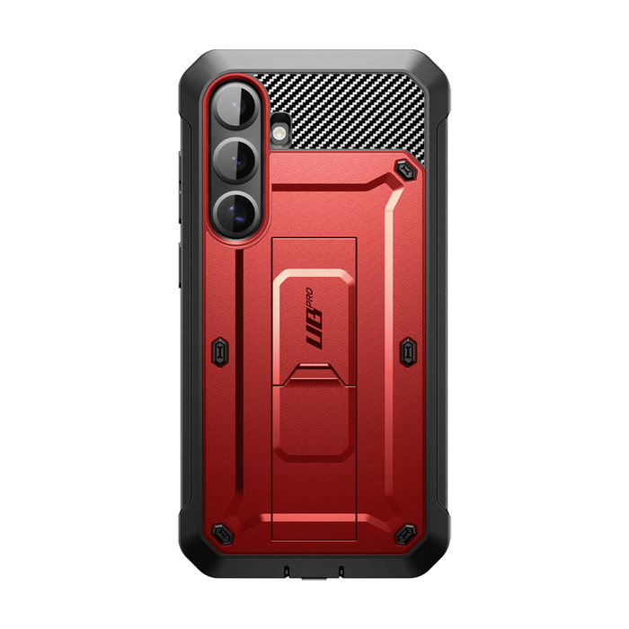 Galaxy S25 Plus Unicorn Beetle PRO Rugged Case-Metallic Red