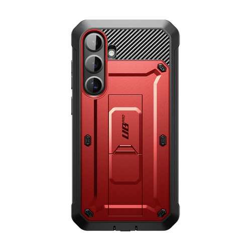 Galaxy S25 Plus Unicorn Beetle PRO Rugged Case-Metallic Red