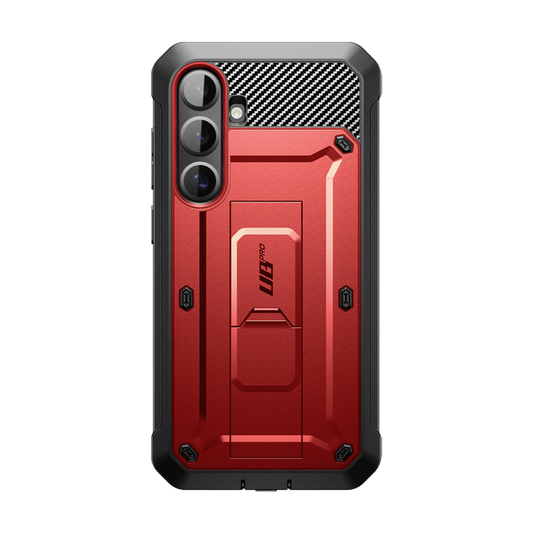Galaxy S25 Plus Unicorn Beetle PRO Rugged Case-Metallic Red