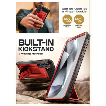 Galaxy S25 Plus Unicorn Beetle PRO Rugged Case-Metallic Red