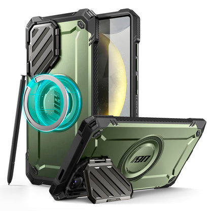 Galaxy S25 Ultra Unicorn Beetle MAG XT Bumper Case -Dark Green