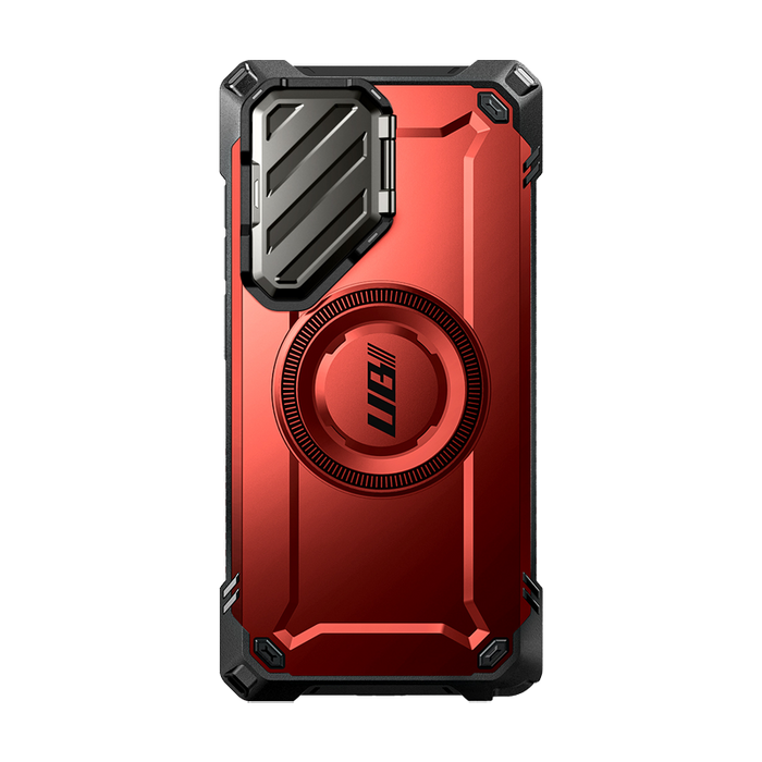 Galaxy S25 Ultra Unicorn Beetle MAG XT Bumper Case -Metallic Red