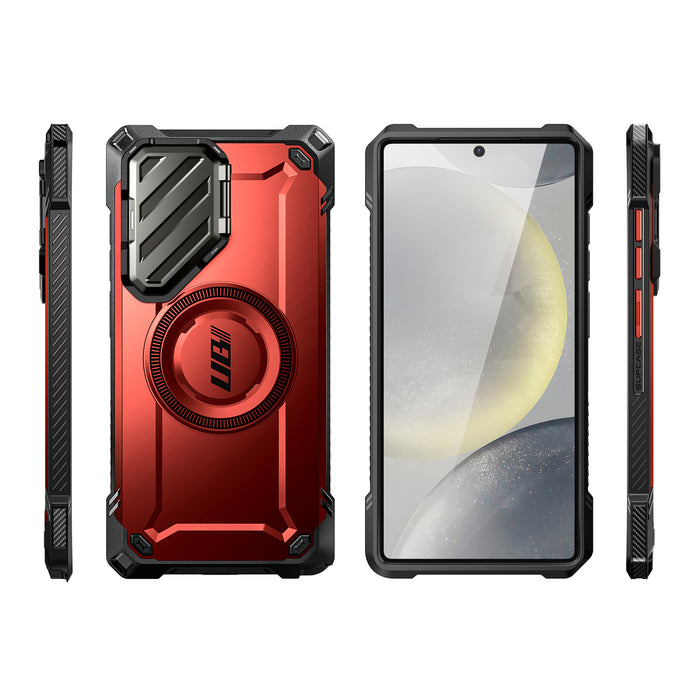 Galaxy S25 Ultra Unicorn Beetle MAG XT Bumper Case -Metallic Red