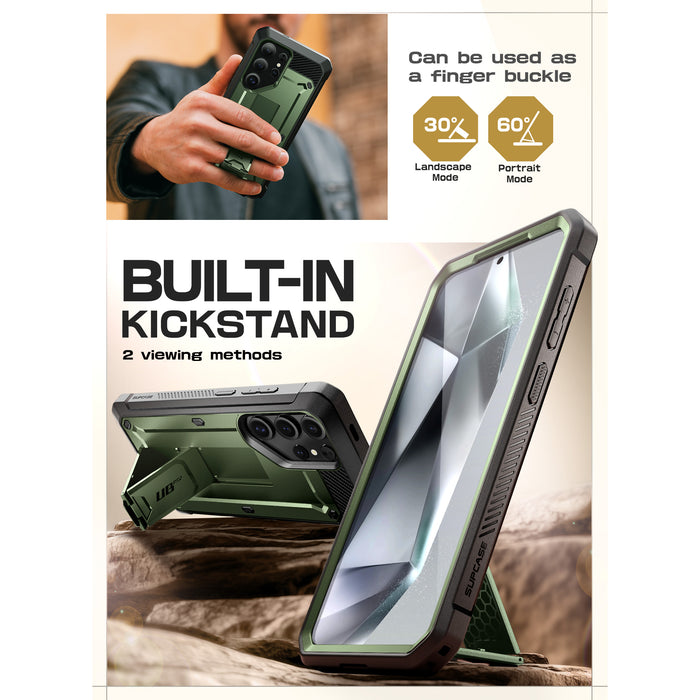 Galaxy S25 Ultra Unicorn Beetle PRO Rugged Case-Dark Green