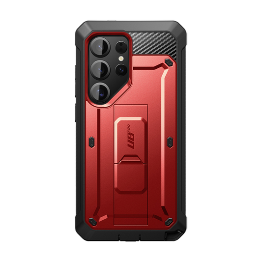 Galaxy S25 Ultra Unicorn Beetle PRO Rugged Case-Metallic Red