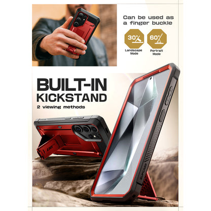Galaxy S25 Ultra Unicorn Beetle PRO Rugged Case-Metallic Red