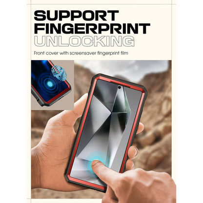 Galaxy S25 Ultra Unicorn Beetle PRO Rugged Case-Metallic Red