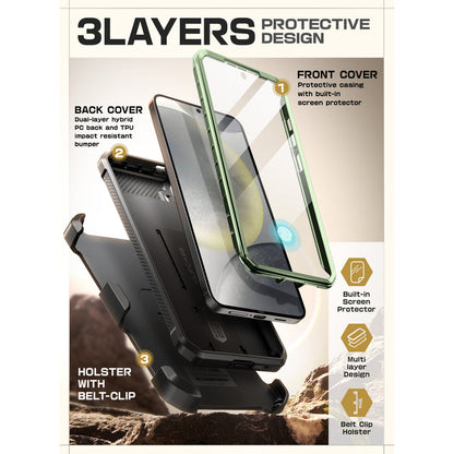 Galaxy S25 Unicorn Beetle PRO Rugged Case-Dark Green