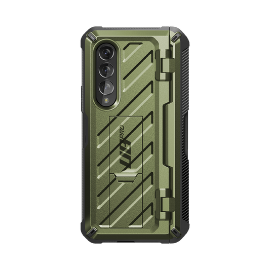 Galaxy Z Fold4 Unicorn Beetle PRO Rugged Case with S-Pen Holder-Dark Green