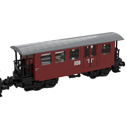 Harzer Schmalspurbahnen Coaches Klemmbausteine - LesDiy - Klemmbausteine