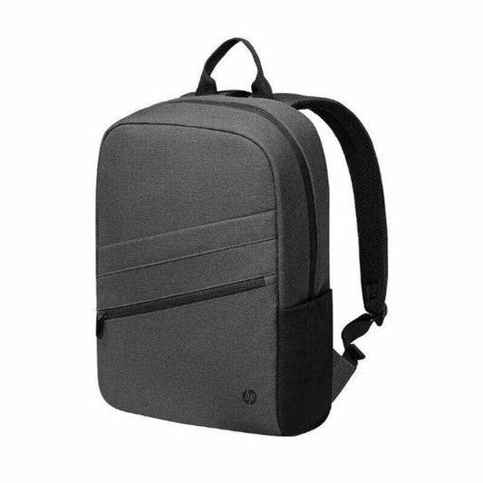 HP branded grey laptop notebook bag with compartments and a 16-inch capacity.