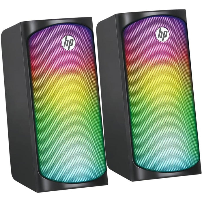 HP RGB Bluetooth Multimedia Speaker, Black