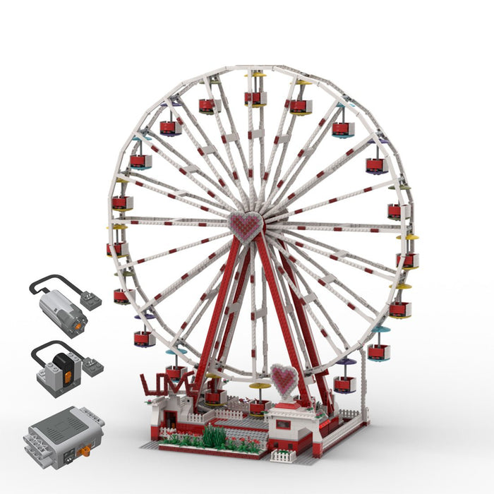 Ich liebe Riesenrad Klemmbausteine - LesDiy - Klemmbausteine