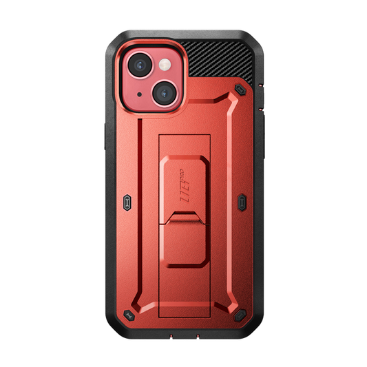 iPhone 14 Plus 6.7 inch Unicorn Beetle PRO Rugged Case-Metallic Red