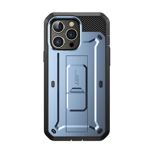 iPhone 14 Pro 6.1 inch Unicorn Beetle Pro Rugged Case-Metallic Blue
