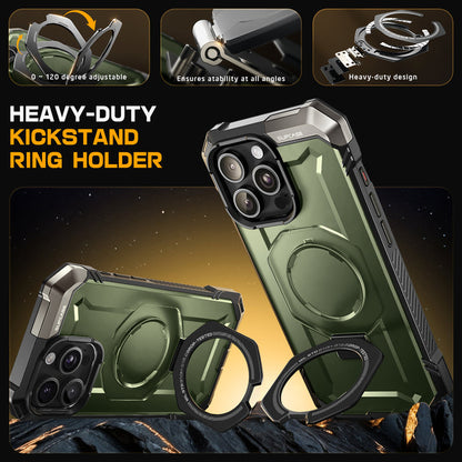 iPhone 16 Pro 6.3 inch UB Grip MagSafe Camera Control Button Phone Case-Dark Green