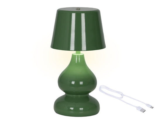 LED Rechargeable Modern Table Lamp - Green