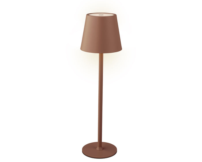 LED RechargeableTable Lamp - Terracotta