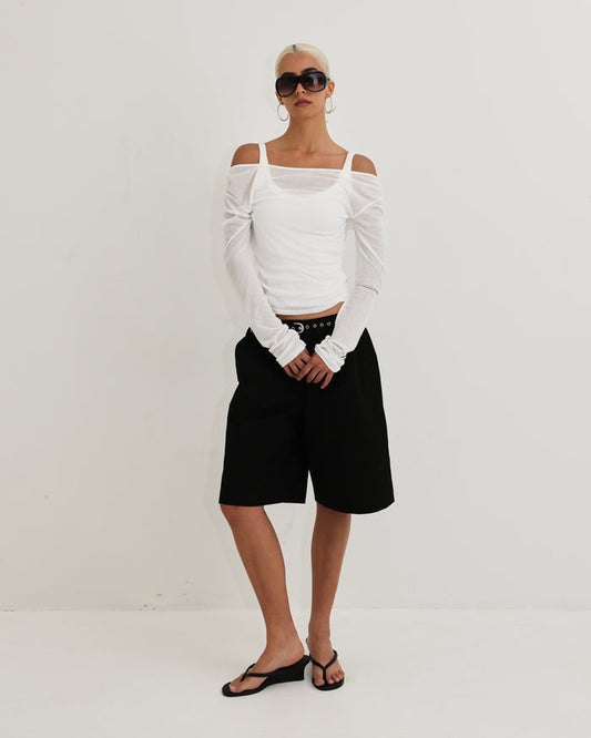 LS LAYERED TANK - WHITE