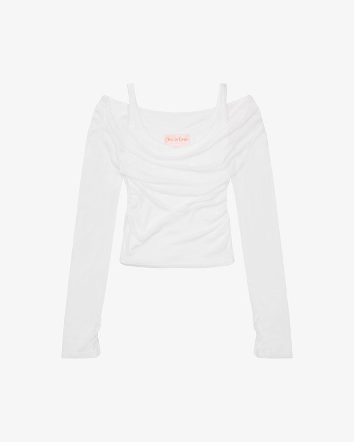 LS LAYERED TANK - WHITE