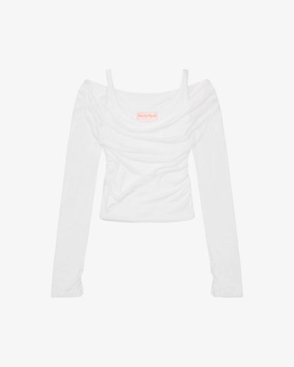 LS LAYERED TANK - WHITE