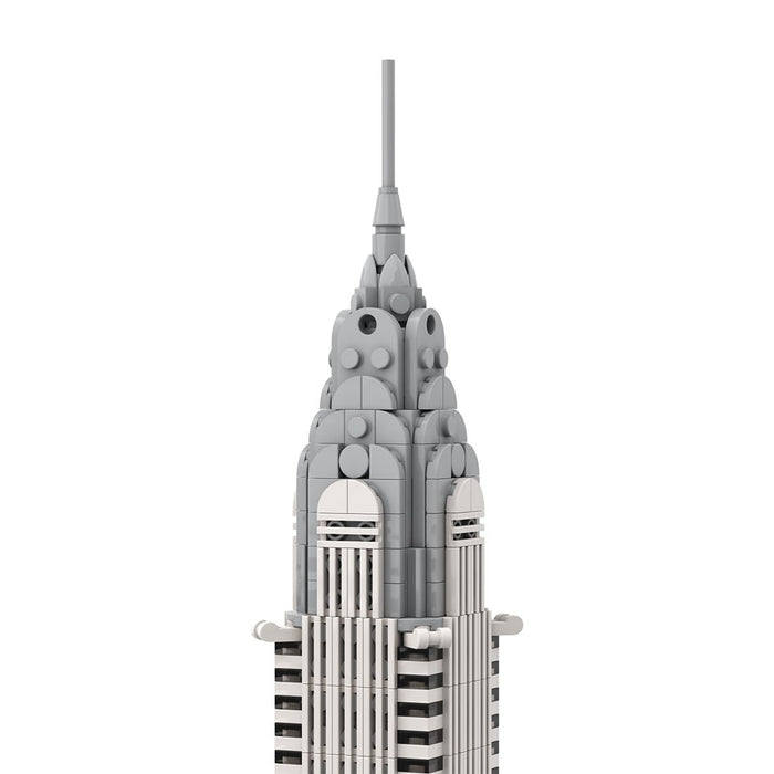 MOC - 127022 Chrysler Building 1:800 Scale Klemmbausteine - LesDiy - Klemmbausteine