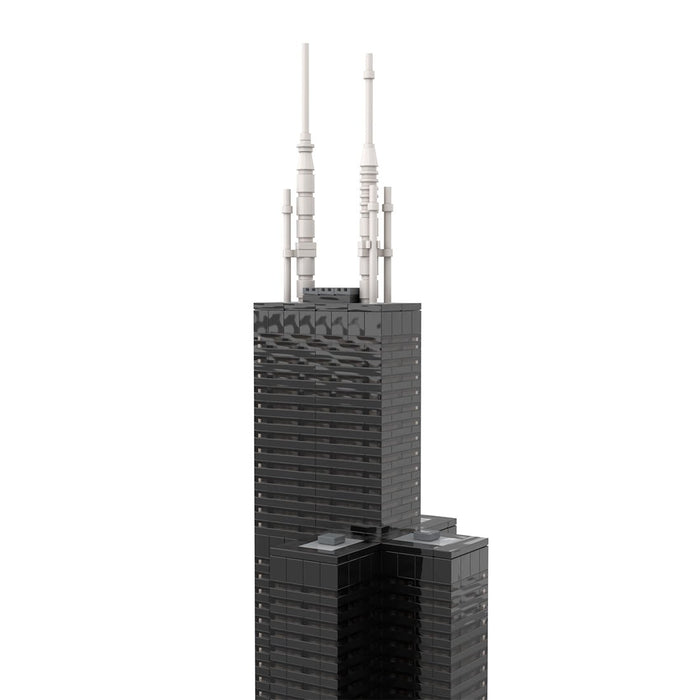 MOC - 127024 Willis Tower 1:800 Scale Klemmbausteine - LesDiy - Klemmbausteine