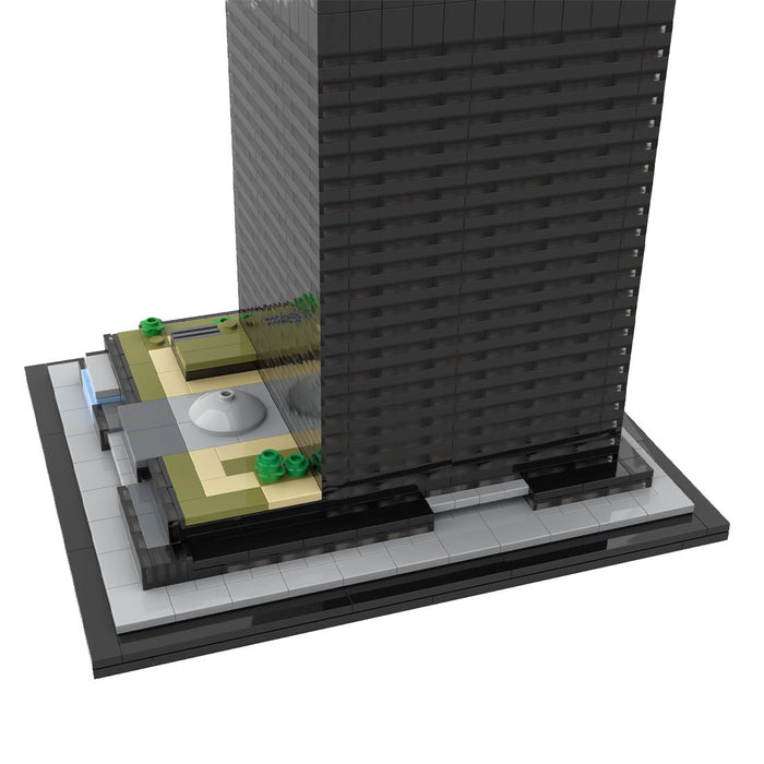 MOC - 127024 Willis Tower 1:800 Scale Klemmbausteine - LesDiy - Klemmbausteine