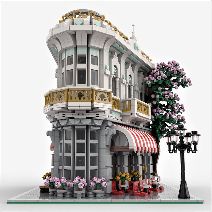 MOC - 131134 Modularer Laden an der Straßenecke Klemmbausteine - LesDiy -