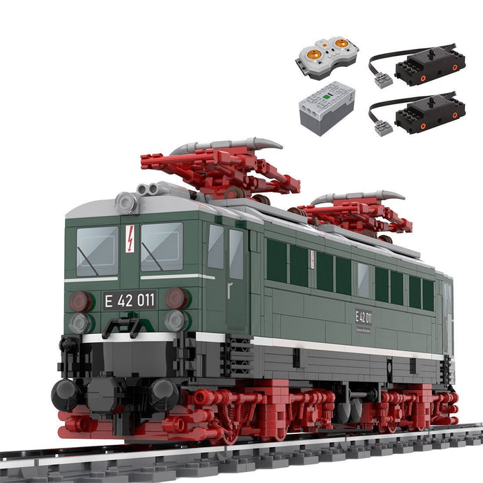 MOC - 133607 Electric Locomotive BR E42 (Holzroller) Klemmbausteine - LesDiy - Klemmbausteine