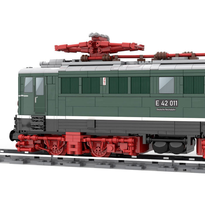 MOC - 133607 Electric Locomotive BR E42 (Holzroller) Klemmbausteine - LesDiy - Klemmbausteine