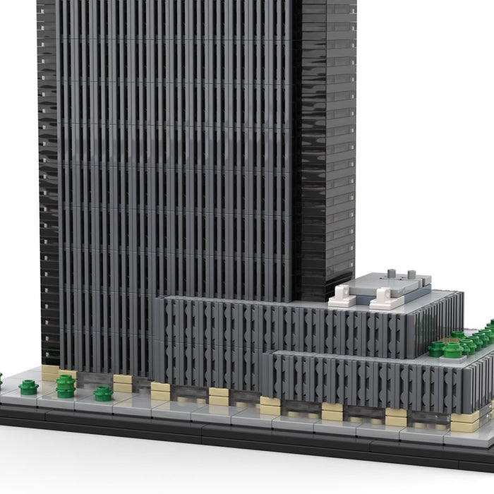 MOC - 156591 One Penn Plaza 1:800 Scale (Penn 1) Klemmbausteine - LesDiy - Klemmbausteine